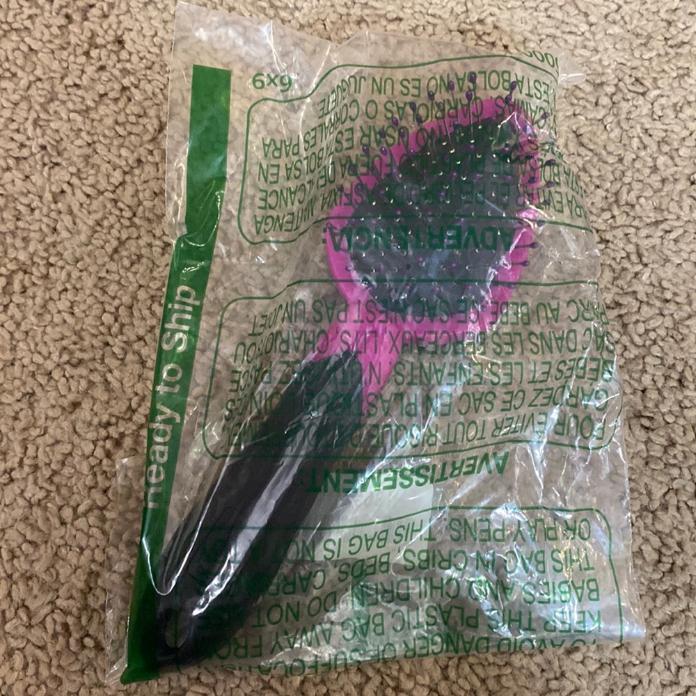 Purple double Sided Pet Hairbrush